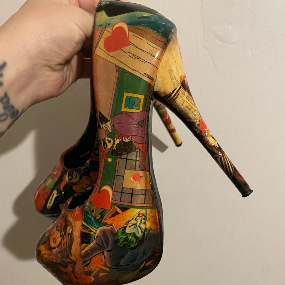 OOAK Harley Quinn Heels